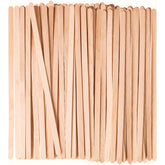 GUSTO palitos de café de madera, 7,5 pulgadas, en empaque 1000, ideales para remover bebidas.