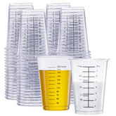 GUSTO tazas medidoras plástico desechable 10oz para hornear con precisión.