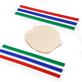 Guía de rodillo GWHOLE 2 mm para masa fina y pasta casera.