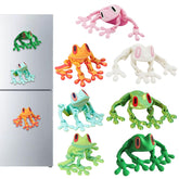Rana gyrkmshju: imán decorativo para nevera con 7 piezas de colores.