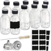 Hadatido botellas Boston 2oz set: kit de muestreo seguro para bebidas.