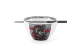 Hagary Dragón tazón ramen cerámico, ideal para servir ramen humeante