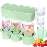 HAILI XMGQ molde hielo cilindro grande para vasos Stanley, enfriamiento prolongado.