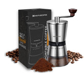 HAIYUECOFEE molinillo manual para café, mejora la frescura moliendo bajo demanda.