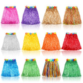 Falda hula Hajoyful con cesped tropical, ideal para fiestas coloridas