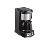 Hamilton Beach cafetera goteo 5 tazas, frente-llenado, facilita rellenar sin desbordes.