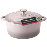 Hamilton Beach olla de hierro esmaltado 5-5qt con tapa para guisos
