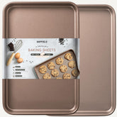 Bandeja HAPPIELS para hornear media 18 pulgadas, pack 2, ideal para galletas.