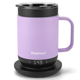 Taza Happiness autocalentante de 16 oz para café caliente en cualquier lugar
