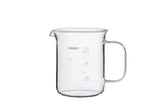 HARIO jarra medidora 300ml con marcas de ml para medir con precisión en la preparación de café.