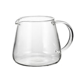 Hario V60 Barista Server 600 transparente para ver el color del café al servir