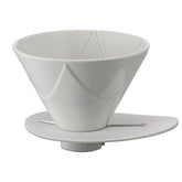 Hario V60 Mugen cerámico 02 blanco drenaje lento para control de extracción.