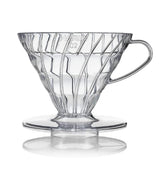 HARIO V60 02 transparente, filtrado limpio y controlado en cada vertido.