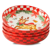 HASENSE juego de tazones para pasta de 38oz en cerámica, ideal para comidas diarias.