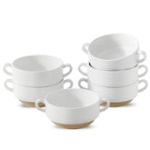 HASENSE tazones sopa ceramicos con mangos, ideales para servir sopa caliente con estilo