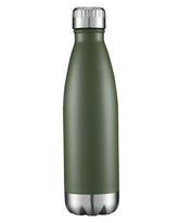 Botella HASLE OUTFITTERS de acero inoxidable con aislamiento doble y recubrimiento en polvo para temperatura estable.