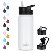 HASLE OUTFITTERS botella-agua-aislada-16oz, ideal para clase y excursiones.
