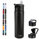 Botella HASLE OUTFITTERS 22 onzas vista general para uso diario y viaje