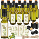 Botellas Havawish de vidrio para aceite de oliva de 5 oz, perfectas para la mesa.