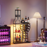 HavenlyYouth armario vinos 5 niveles para organización elegante