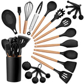 HaWare: conjunto de utensilios de cocina 23 piezas sobre soporte para fácil almacenamiento.