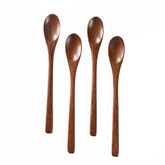 Cucharas Hefild de padauk, largo mango para tarros de miel (7-8 pulgadas).