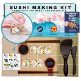 HEKAMOVE esterillas de bambú verdes para sushi, ideales para enrollar con precisión