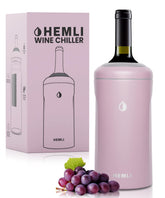 Hemli enfriador de botella de vino 750ml mantiene frío para servir.