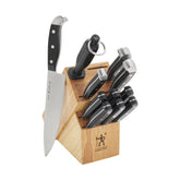 Conjunto de cuchillos HENCKELS en bloque de madera para almacenamiento seguro y elegante