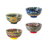 Cuencos Henten Home bohemia con diseño interior para presentar platos atractivos.