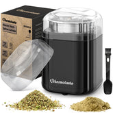 Hermolante molinillo de hierbas 200W, molienda rápida y uniforme para especias.