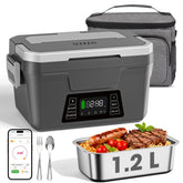 Herrfilk caja de comida eléctrica sin cables, carga de batería para uso en movimiento.