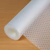 Hersvin forro estante transparente con rayas cruzadas para protección duradera.