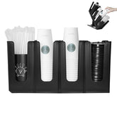 HEWASME dispensador de tapas para tazas, ideal para barra de café ordenada.