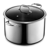 Olla HexClad de 12 cuartos con superficie híbrida para sellar sabores.