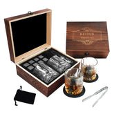 HEYPUB set regalos whisky: dos vasos de cristal para disfrutar el whisky con estilo.