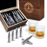 Vasos de whisky Hgsoor de cristal, ideales para degustar bebidas con claridad y elegancia.