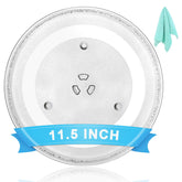 Plato de microondas Hiflora de 11,5 pulgadas, ideal para recalentar con seguridad.