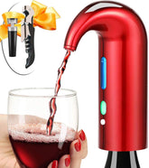Higfra aerador vino eléctrico con pulsador: mejora aroma y sabor al servir.