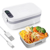 HimAoto caja-almuerzo electrica sin-cables 1L para calentar comidas en cualquier lugar