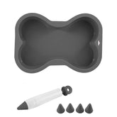 HINMAY moldea hueso para pastel de 7 pulgadas, ideal para fiestas de mascotas.