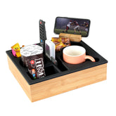 Hitseon bandeja para sofá porta-tazas, útil para bebidas y snacks
