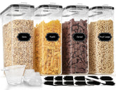 HKJ Chef recipientes cereal 4l para organizar y ver cuánto queda