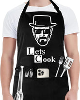 Delantal Hkmmdvc divertido para hombre, ideal para cocinar con humor y proteger la ropa.