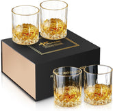 Vasos whisky Hlukana, conjunto de 4, para degustación en casa.