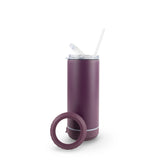 Vaso termo Hogg 4 en 1 Sugarplum, vista frontal para bebidas frías.