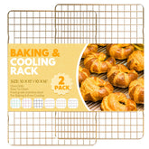 HOHOM rejilla de enfriamiento 15x10 pulgadas para hornear; ideal para enfriar galletas.