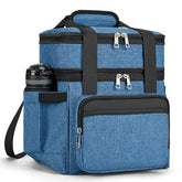 Holuxer bolsa almuerzo aislada frontal, estilo urbano para uso diario.