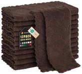 Homaxy paños de cocina 12 pack 10x10 para secar platos rápidamente