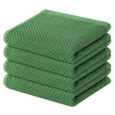 Paños Homaxy con tejido panal verde muestran suavidad y absorción para la cocina